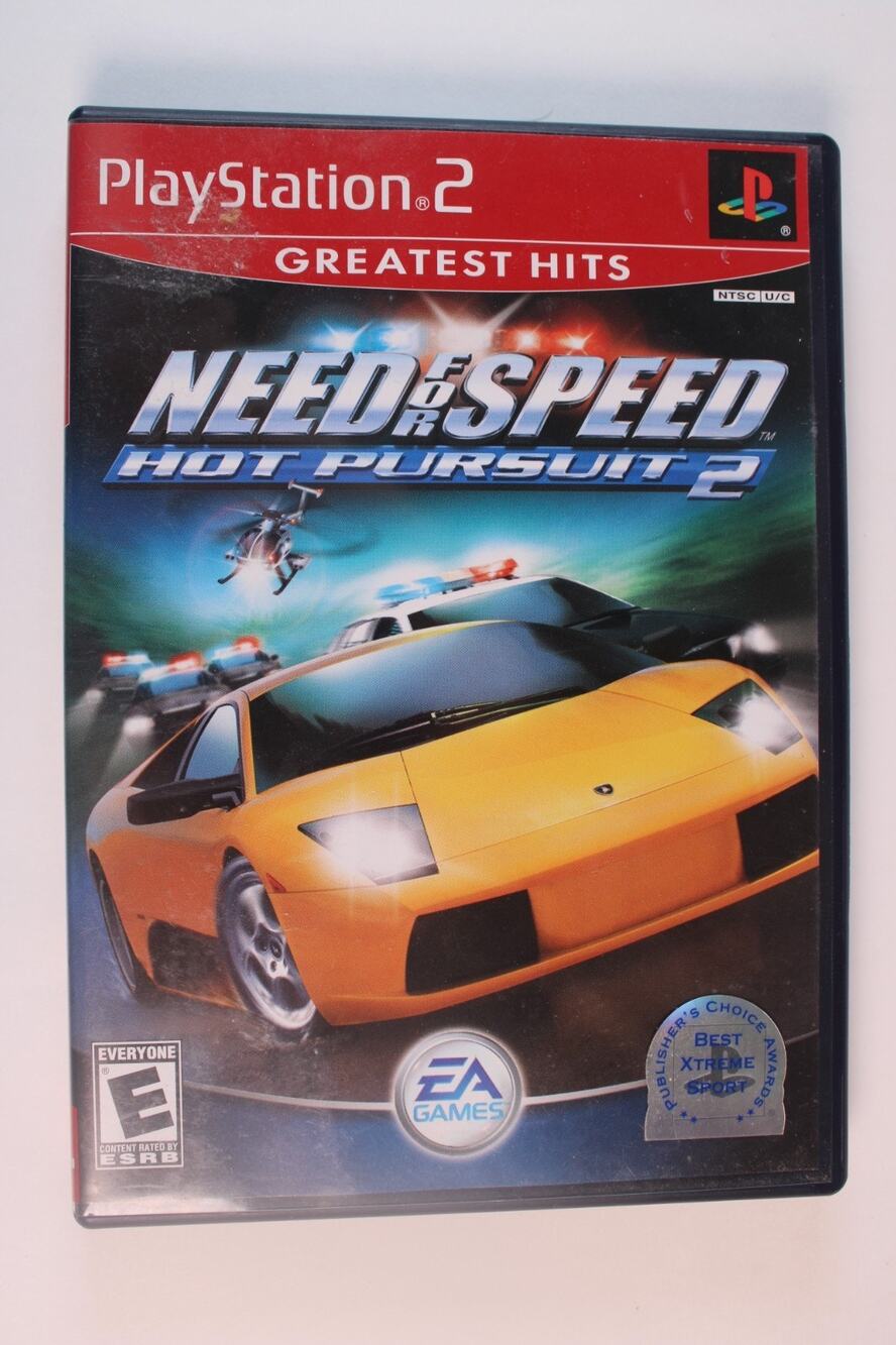 Need for Speed: Hot Pursuit 2 (Sony PlayStation 2, 2002, PS2) Complete, Tested